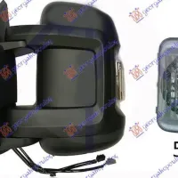 DOOR MIRROR ELECTRIC HEATED FOLDABLE SHORT (WITH SIDE LAMP : SENSOR) (8H8P+8H4P) (CONVEX GLASS) (A QUALITY)