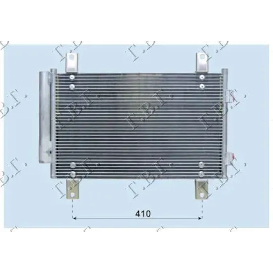 CONDENSOR BENZINĂ -DSL (53.7x34x16) 04-06