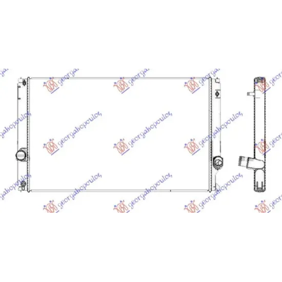 RADIATOR 2.0 (200T/300) BENZINĂ (700x435x26)