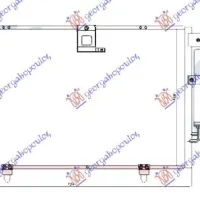 CONDENSOR 3.0 (RX300) BENZINĂ (680x400x16)