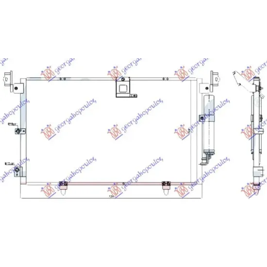 CONDENSOR 3.0 (RX300) BENZINĂ (680x400x16)