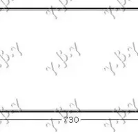 CONDENSOR BENZINĂ-DSL (59,5x43)