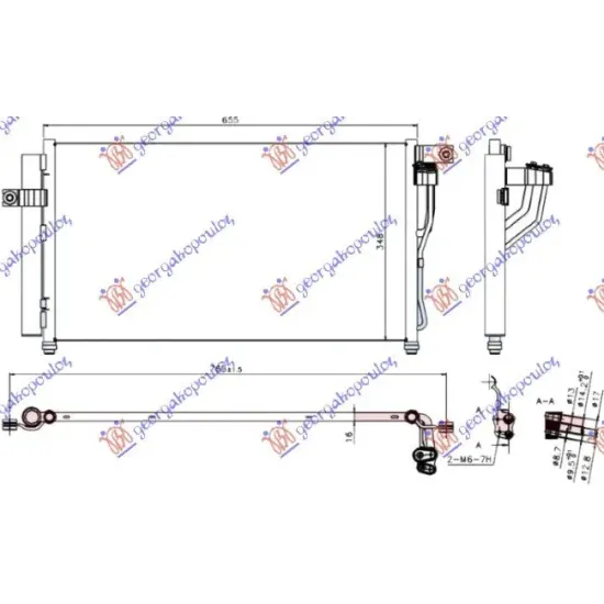 CONDENSOR (61x35) 1.4i-1.6i 16V