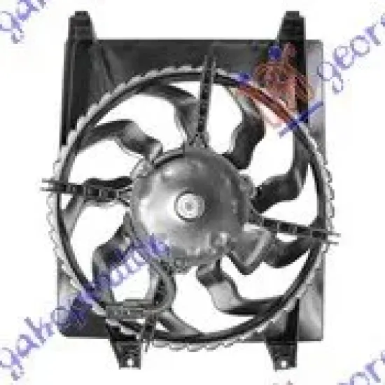 ANSAMBLU VENTILATOR RĂCIRE (SINGUR) 1,4-1,6 BENZINĂ (420 mm) (3 pini)