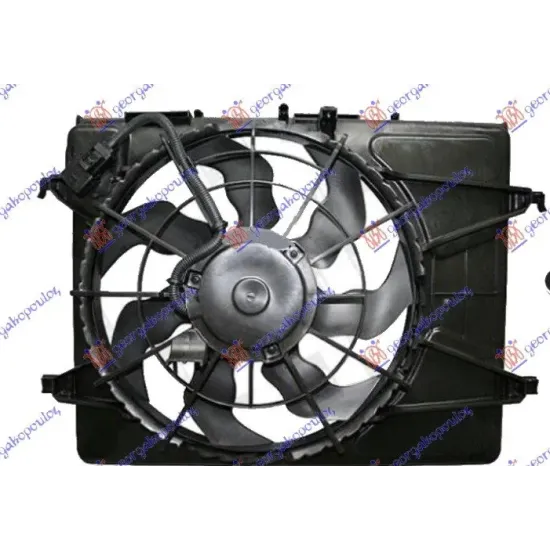 ANSAMBLU VENTILATOR RĂCIRE (SINGUR) 1,4-1,6 BENZINĂ (420 mm) (3 pini)