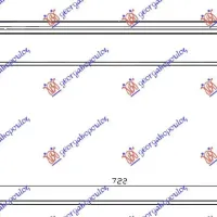 RADIATOR BENZINĂ -DSL A/T (72x37)