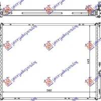 RADIATOR AUTO BENZINĂ-DIESEL (580x450x32) (BRAZED) (MAHLE BEHR PREMIUM LINE)