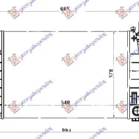 RADIATOR 1,4 i-8V +/-AC (54x37,5x28)