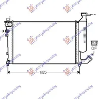 RADIATOR 1.6-1.8CC-2.0CC (61x32)