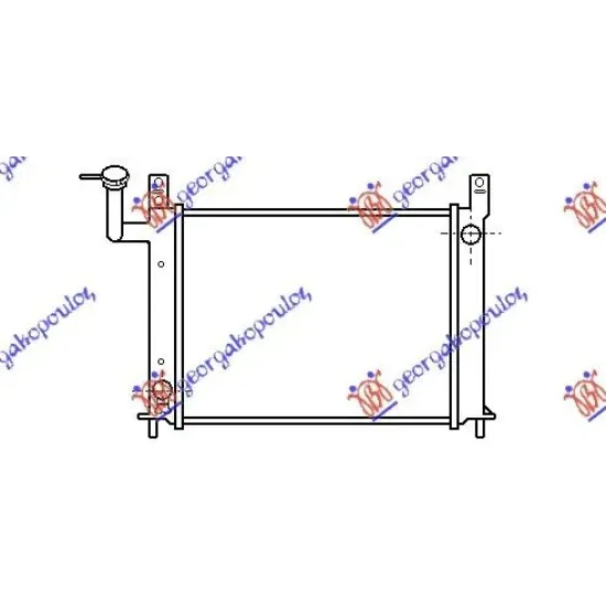 RADIATOR 1,4-1,6CC(49x34.8) (KOYO)