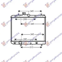 RADIATOR MECANIC (375x500x16) (KOYO)