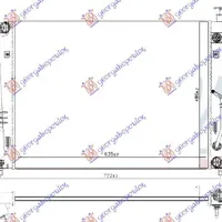 RADIATOR 2.0 i/GDi BENZINĂ AUTOMATIC (635x480x14)