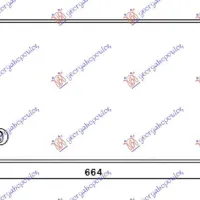 CONDENSOR 1.6-2.2 i-DTEC DIESEL (665x390x16) (KOYO)