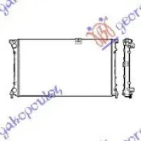 RADIATOR 2.5 DTi DIESEL (780x450x26) TUBE LATERAL stâng