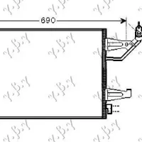 CONDENSOR (52x37,5) (TOATE MODELELELELE)