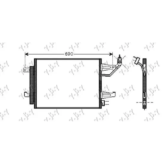 CONDENSOR (52x37,5) (TOATE MODELELELELE)