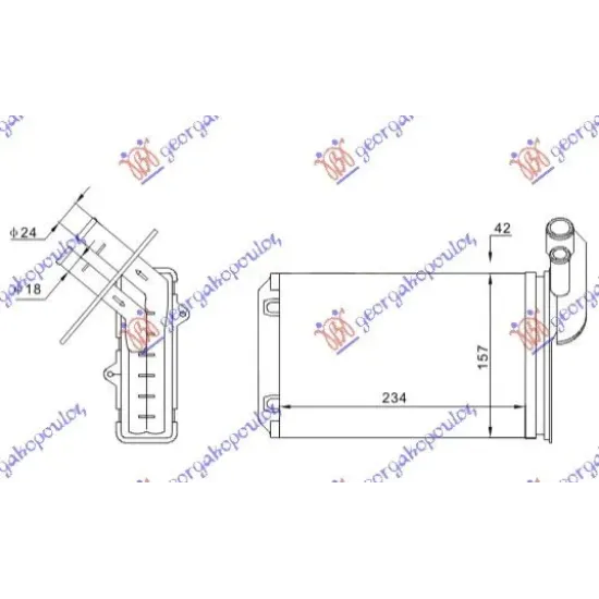 RADIATOR ÎNCĂLZIRE (M) +/-ΑC (234x157)