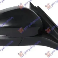DOOR MIRROR ELECTRICAL HEATED FOLDABLE PRIMED (WITH SIDE LAMP : FOOT LAMP) 10 PIN (CONVEX GLASS)
