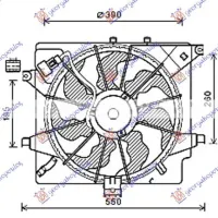 ANSAMBLU VENTILATOR RĂCIRE DIESEL (TIP HALLA)