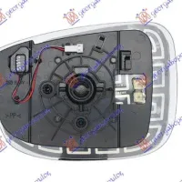 OGLINDĂ RETROVIZOARE UȘĂ STICLĂ ÎNCĂLZITĂ (CU BLIS) (STICLĂ CONVEXĂ)