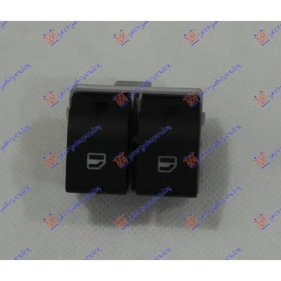 Comutator pentru ușa față (AUTO) (fișă neagră) (dublă) (2/4D pentru geamurile față) (4 pini)