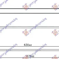 RADIATOR SUPLIMENTAR 2.5 HYBRID (NX300H) (600x75x22) (KOYO)