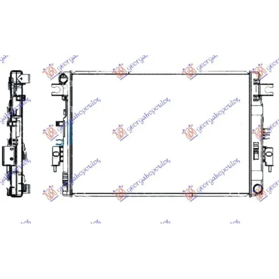 RADIATOR 2.3 dCi DIESEL MANUAL (720x490) (KOYO)