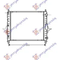 RADIATOR 1,2i M/A +A/C(43x39.5)