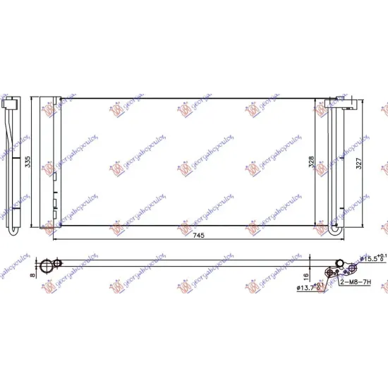 CONDENSOR ALL MODEL (745x328x16)