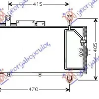 BENZINĂ CONDENSOR (52,5x29x19)