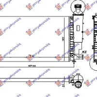 RADIATOR XN/XR (53x32) RALLY (MAHLE BEHR)