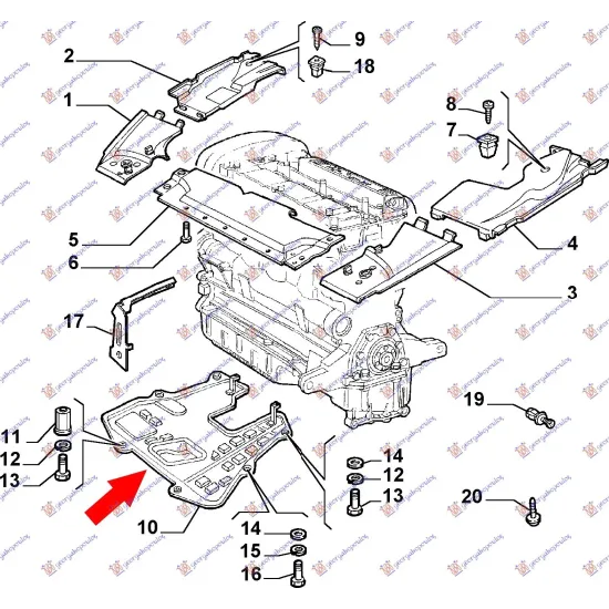 SCUT MOTOR PLASTIC DIESEL -03