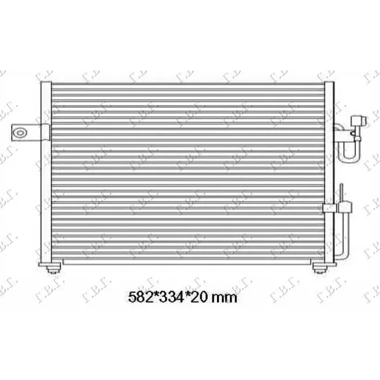 CONDENSOR BENZINĂ (50,8x33)