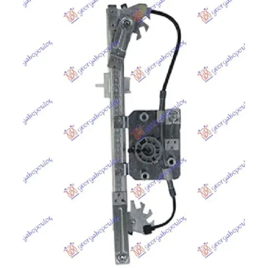 WINDOW REGULATOR REAR ELECTRIC WITHOUT MOTOR (A QUALITY)