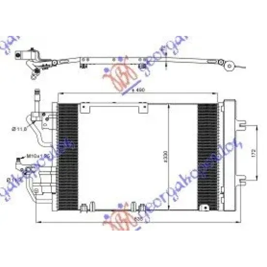 CONDENSOR 1.3-1.7-1.9 CDTi-2.0 OPC(49,5x3)