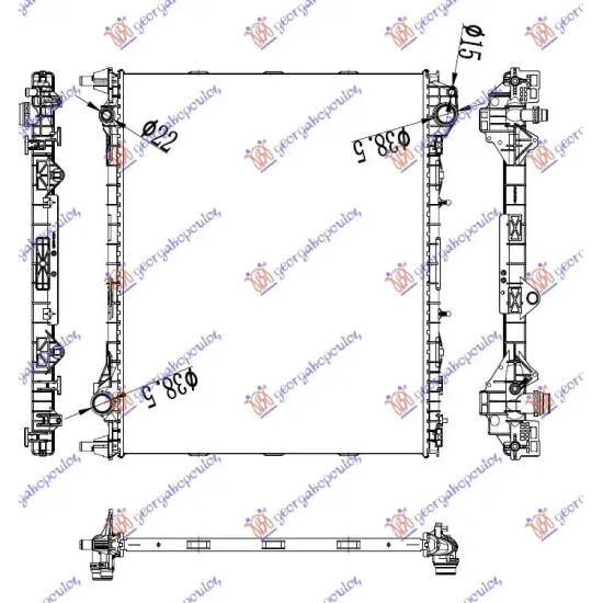 RADIATOR 2.0 TD DIESEL