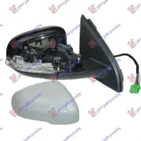 OGLINDĂ RETROVIZOARE ELECTRICĂ ÎNCĂLZITĂ PLIABILĂ GRUNDUITĂ (CU LAMPĂ LATERALĂ & LAMPĂ PICIOR & MEMORIE) (CALITATE A) (STICLĂ ASFERICĂ)