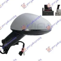 OGLINZI RETROVIZOARE (COMPLETE) ELECTRICE ÎNCĂLZITE GRUNDUITE PLIABILE (CU LAMPĂ LATERALĂ) & CU REGLARE AUTOMATĂ INTENSITATE LUMINOASĂ (STICLĂ ASFERICĂ)