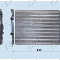 RADIATOR Γ1.6-2.0-1.5-1.9D M/A +/-AC (59x45x28