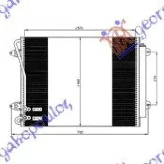 CONDENSOR 1.4-1.8 TSi-2.0 TFSi-3.6 Fsi BENZINĂ (570x460x16)