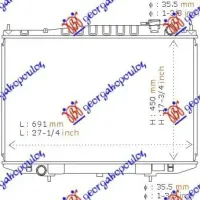 RADIATOR DIESEL +/-A/C (71x45)