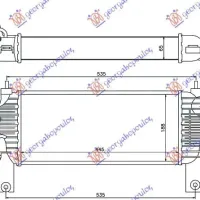 RADIATOR 2,5 TD (60x68,5x36x)AUTOMAT