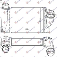 RADIATOR INTERCOOLER 1.6 DCi (282x218x64)