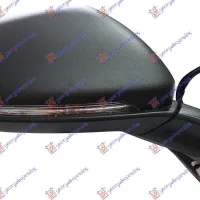 DOOR MIRROR ELECTRIC HEATED FOLDABLE PRIMED .(WITH LAMP : MM) (CONVEX GLASS)