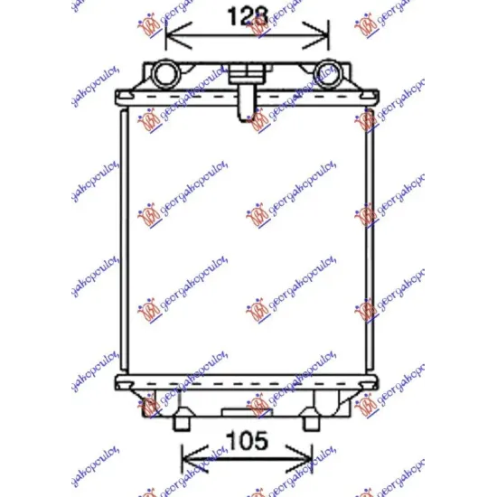 ADDITIONAL RADIATOR PETROL-DIESEL (620x410x26)