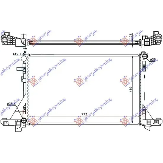 RADIATOR 2.3 CDTi +/- A/C (77,5x48,7)