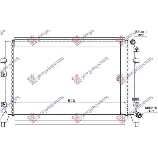 RADIATOR SUPLIMENTAR 1.4 TSi BENZINĂ (625x400)