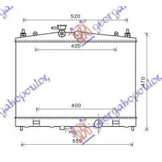 RADIATOR 1.6 i16V (38x60x16) (KOYO)