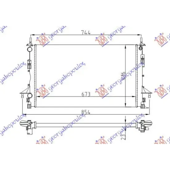 RADIATOR TOATE MODELELE BZ/DS +/-AC -07(69x42)