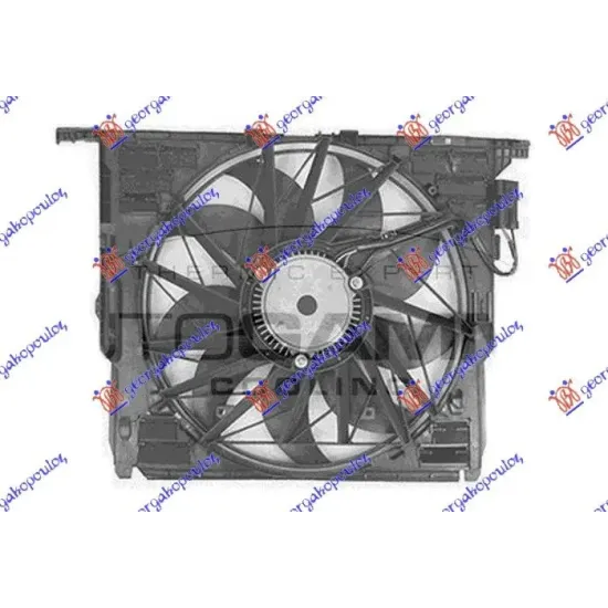 ANSAMBLU VENTILATOR RĂCIRE 4.4 BENZINĂ - 3.0 DIESEL (480mm) (850W) (3pin)